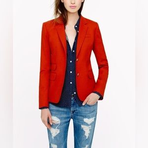 ❤️JCrew| Burnt Orange Schoolboy Blazer 4❤️
